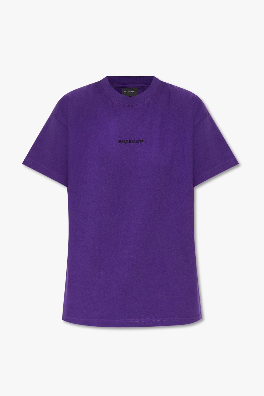 Purple balenciaga hot sale t shirt